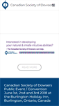 Mobile Screenshot of canadiandowsers.org