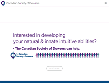 Tablet Screenshot of canadiandowsers.org